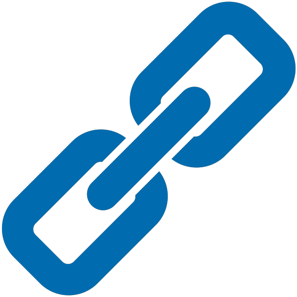 link icon blue